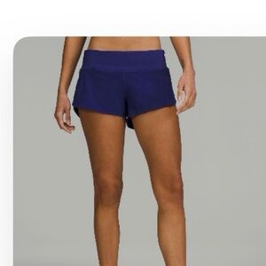 Lululemon Speed-up Low Rise Lined Short 2.5" Serene Blue